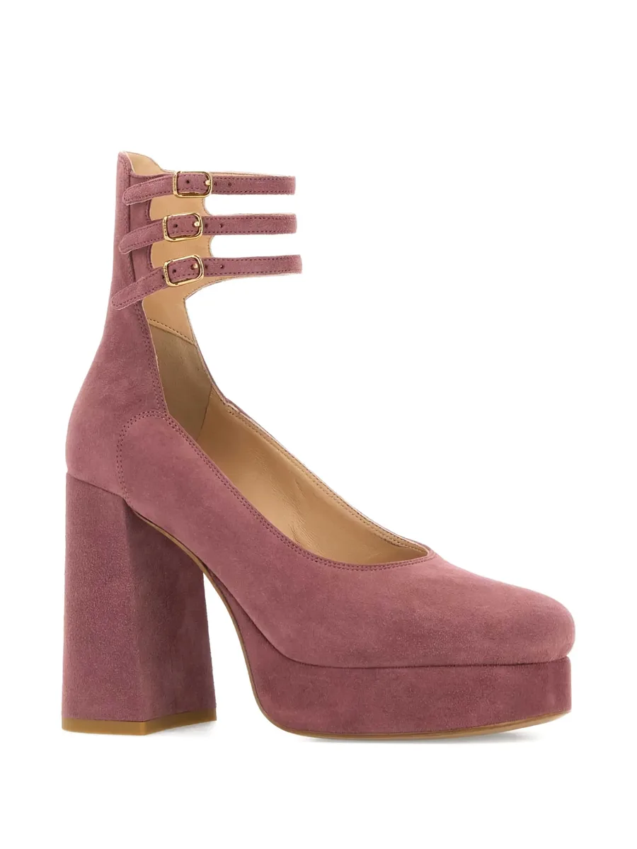 100mm triple-buckle platform pumps 3