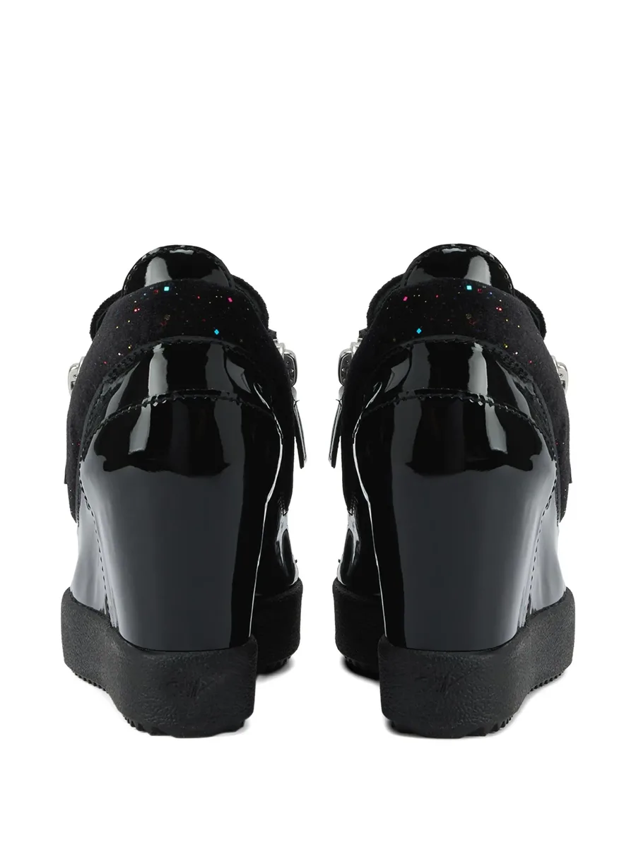 кроссовки Addy Wedge с блестками 5