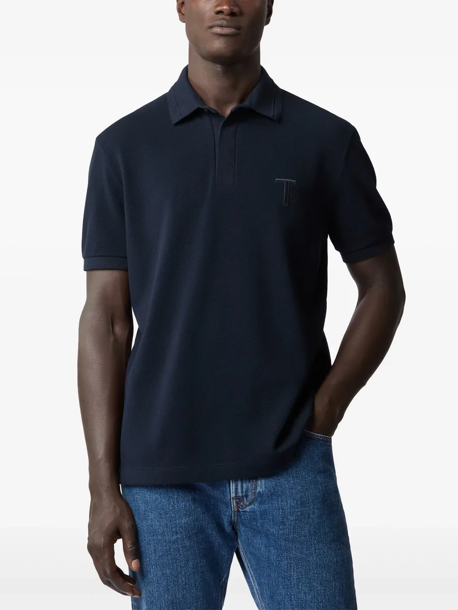 embroidered-logo polo shirt 4