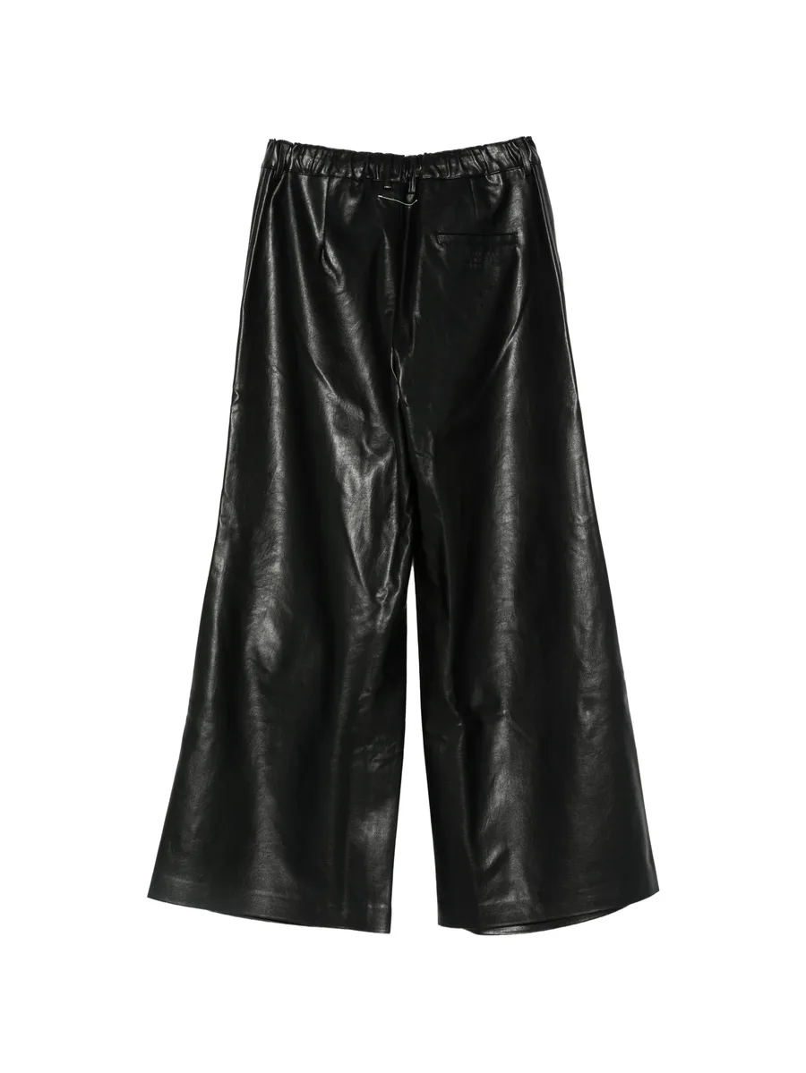 drawstring wide-leg trousers 2