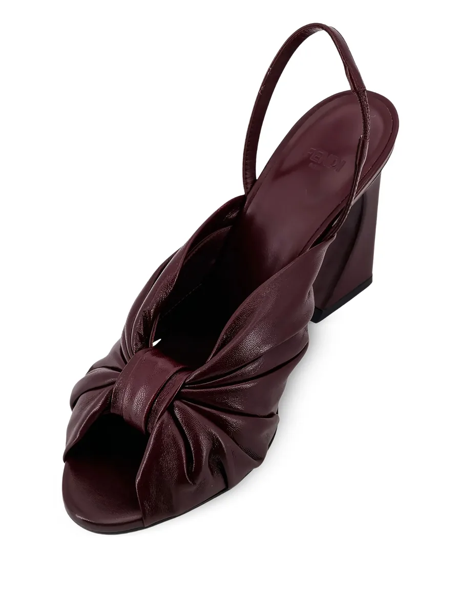 Arco twisted-design heeled pumps 5