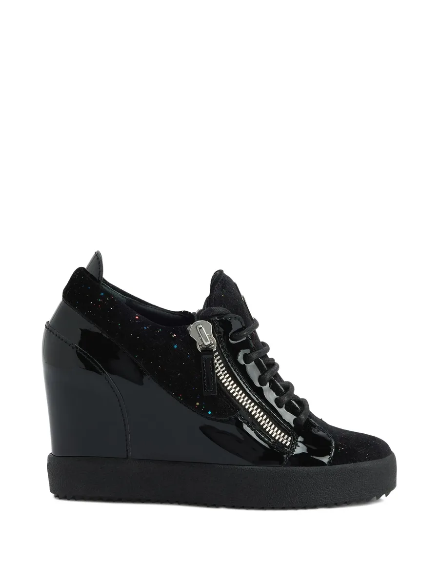 кроссовки Addy Wedge с блестками 10