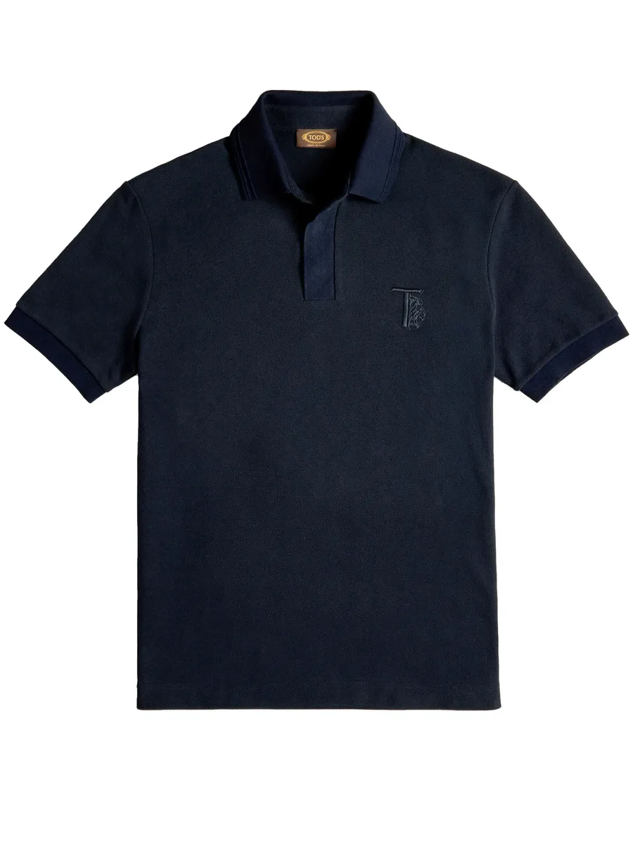 embroidered-logo polo shirt 2