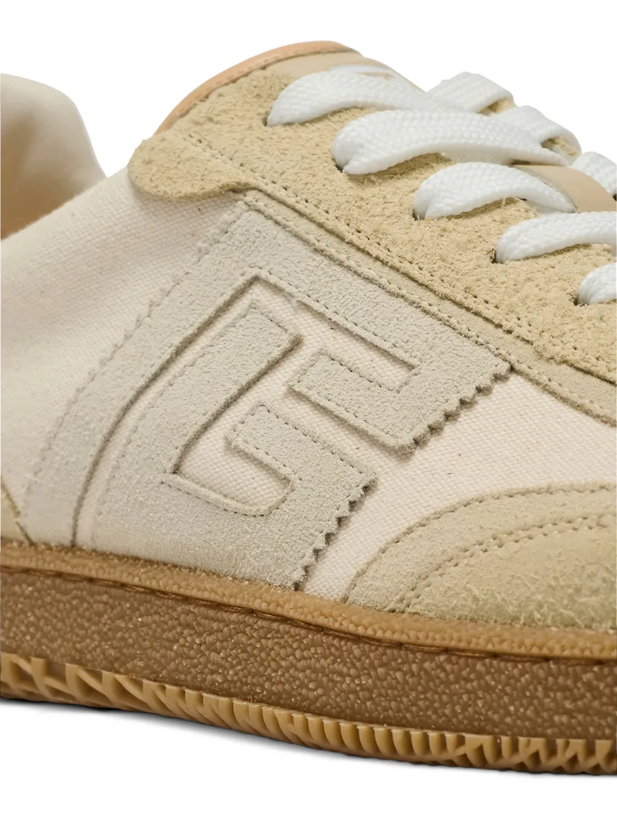 Swan lace-up logo-detail sneakers 11