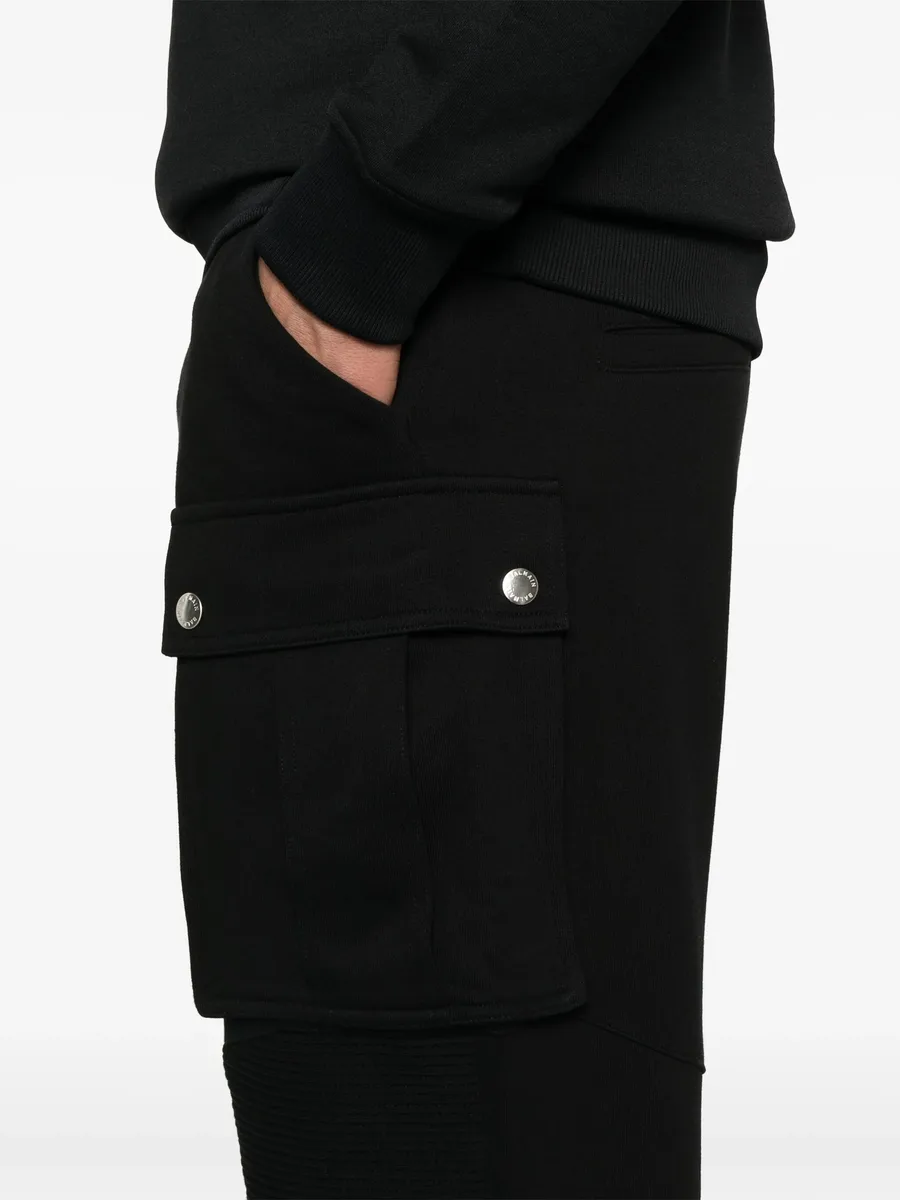 ribbed-panel track pants 9