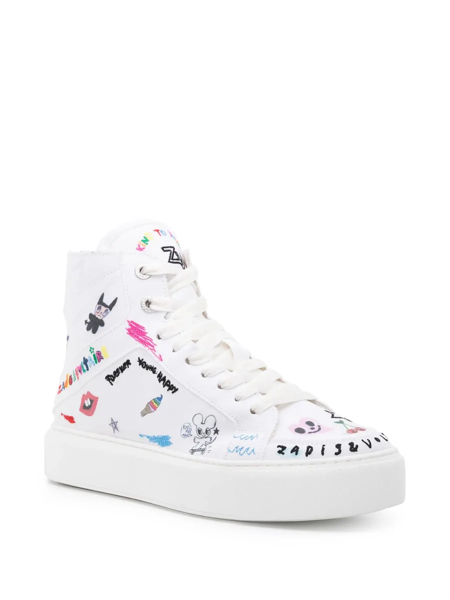 High Flash flatform sneakers 4