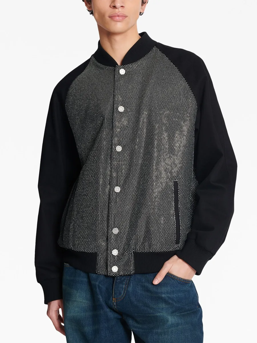 rhinestone-embellished bomber jacket 12