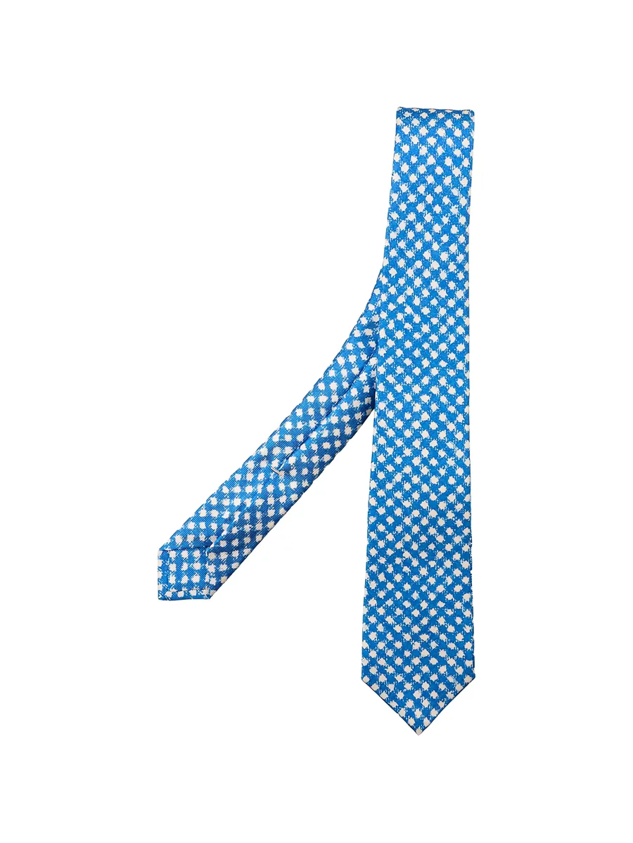 diamond-pattern tie 1