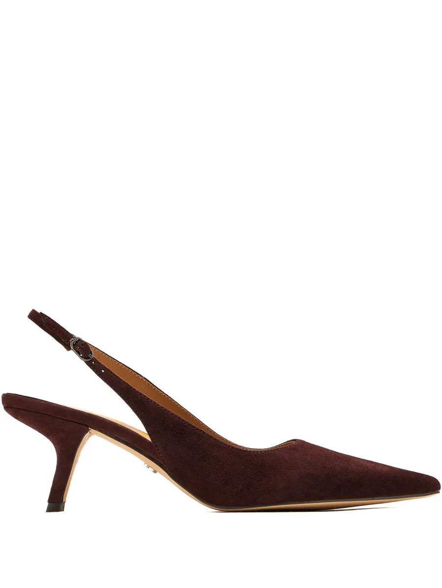 60mm suede heeled pumps 1