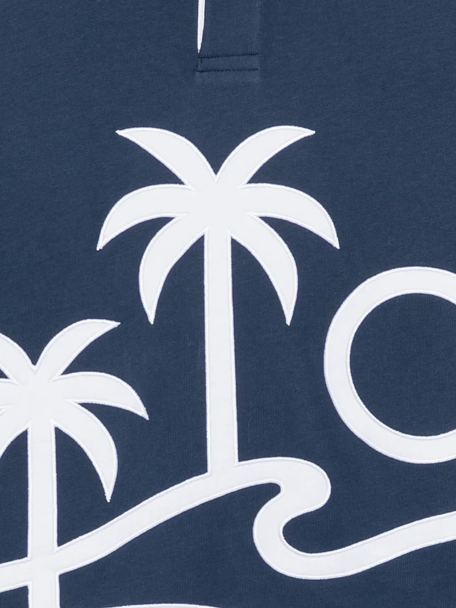 palm-embroidered polo shirt 5
