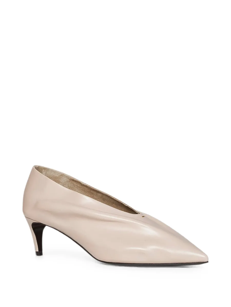 pleated pointed-toe pumps 3