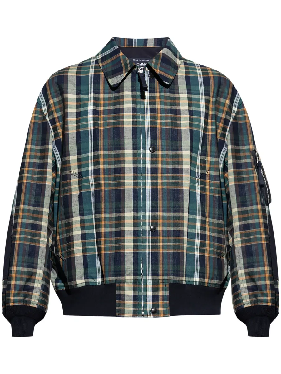 checked bomber jacket 2