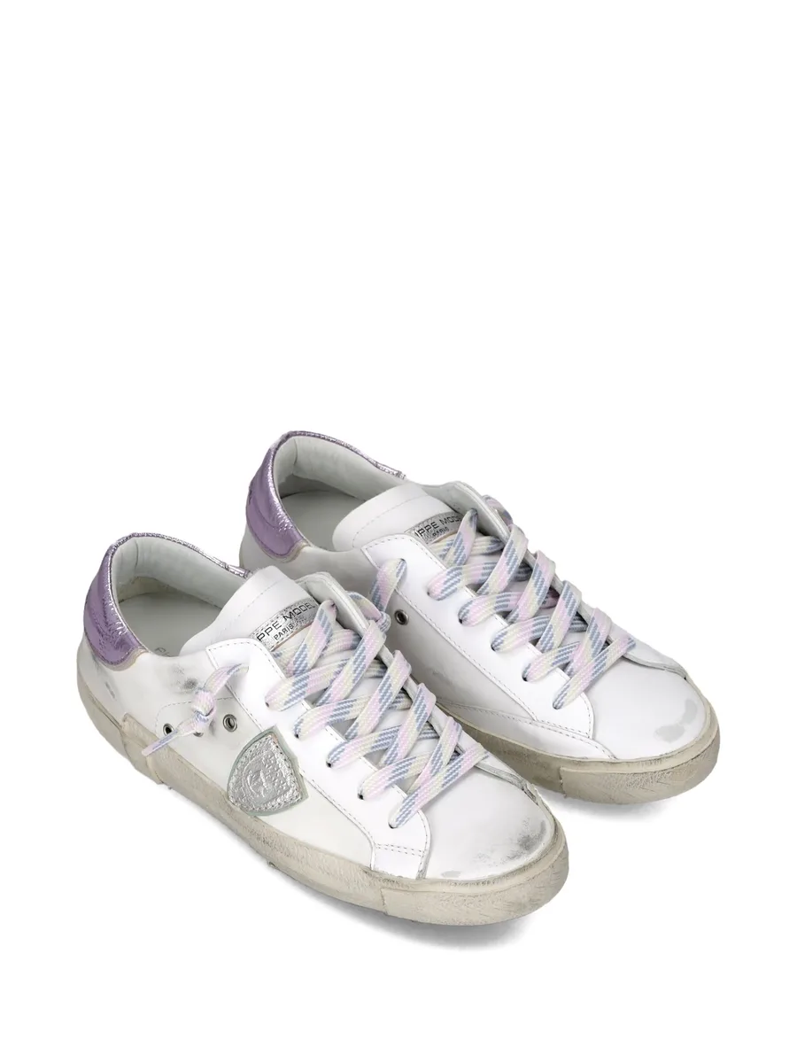 metallic distressed sneakers 3