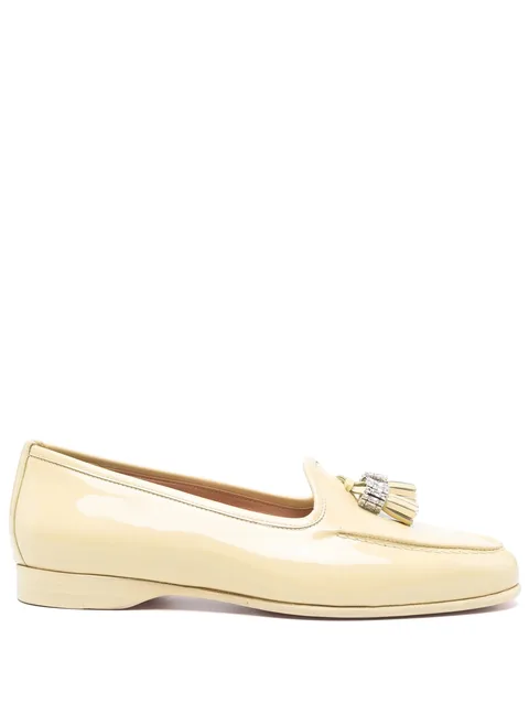 rhinestone-embellished loafers