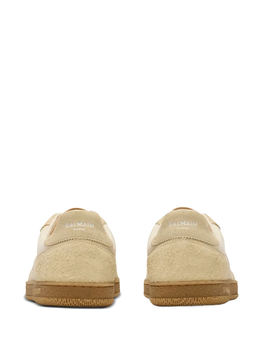 Swan lace-up logo-detail sneakers 5
