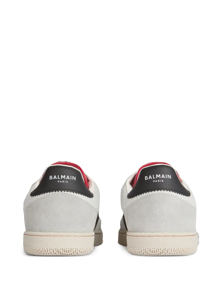 Swan suede and smooth-leather trainers 6