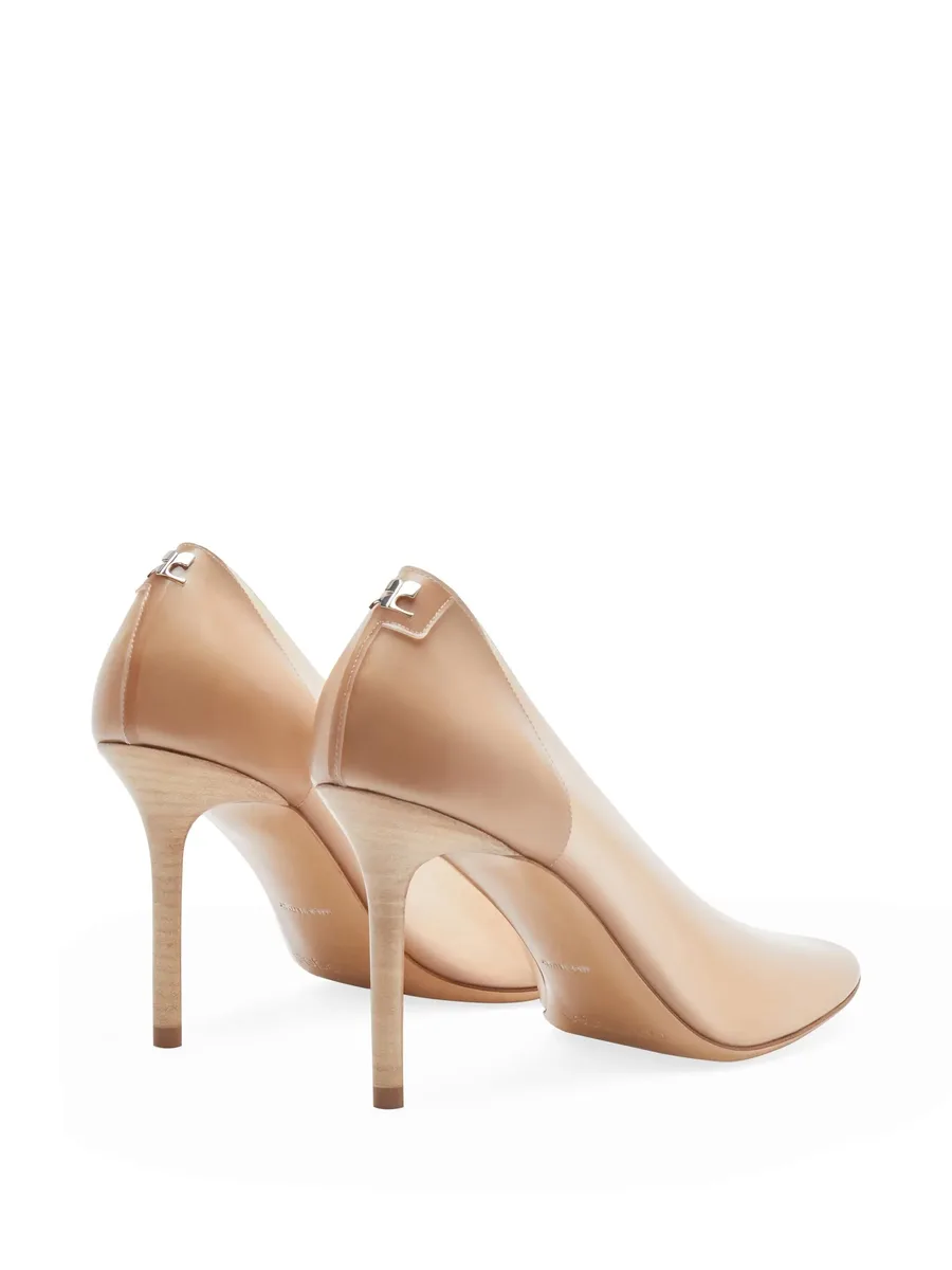 100mm translucent pumps 5
