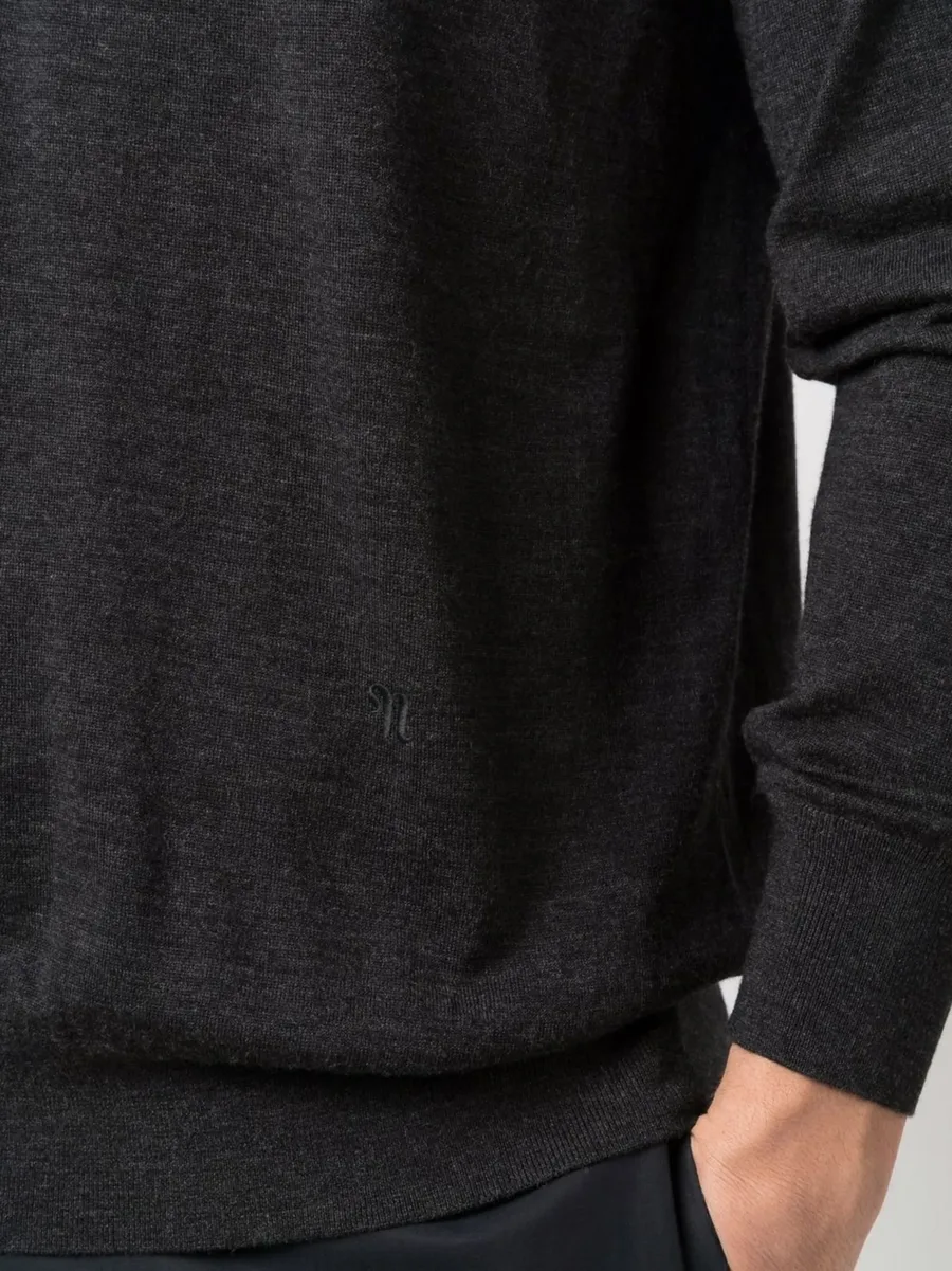 wool long-sleeve polo shirt 10