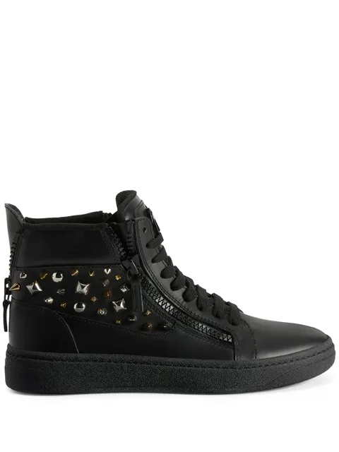 GZ 94 stud-embellished high-top sneakers