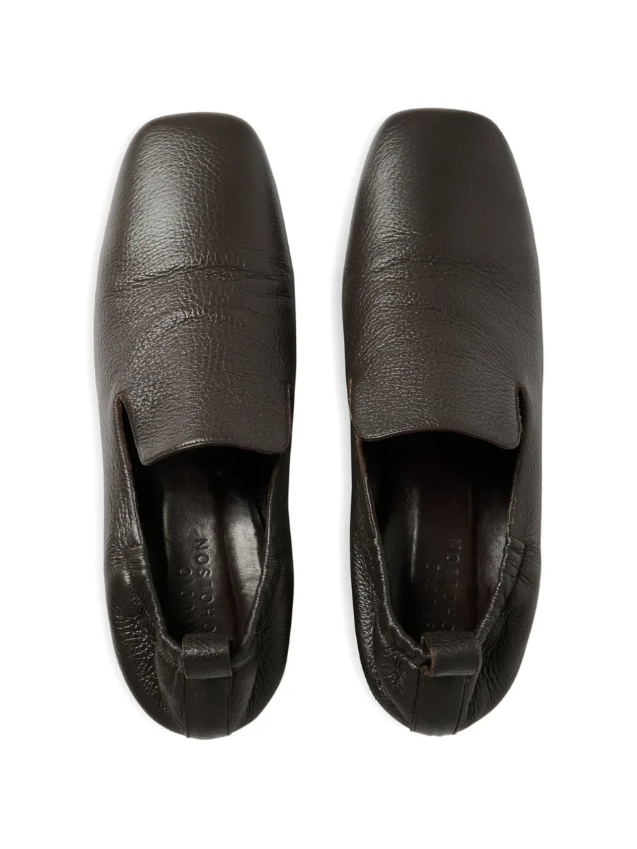 Moon square-toe pumps 7