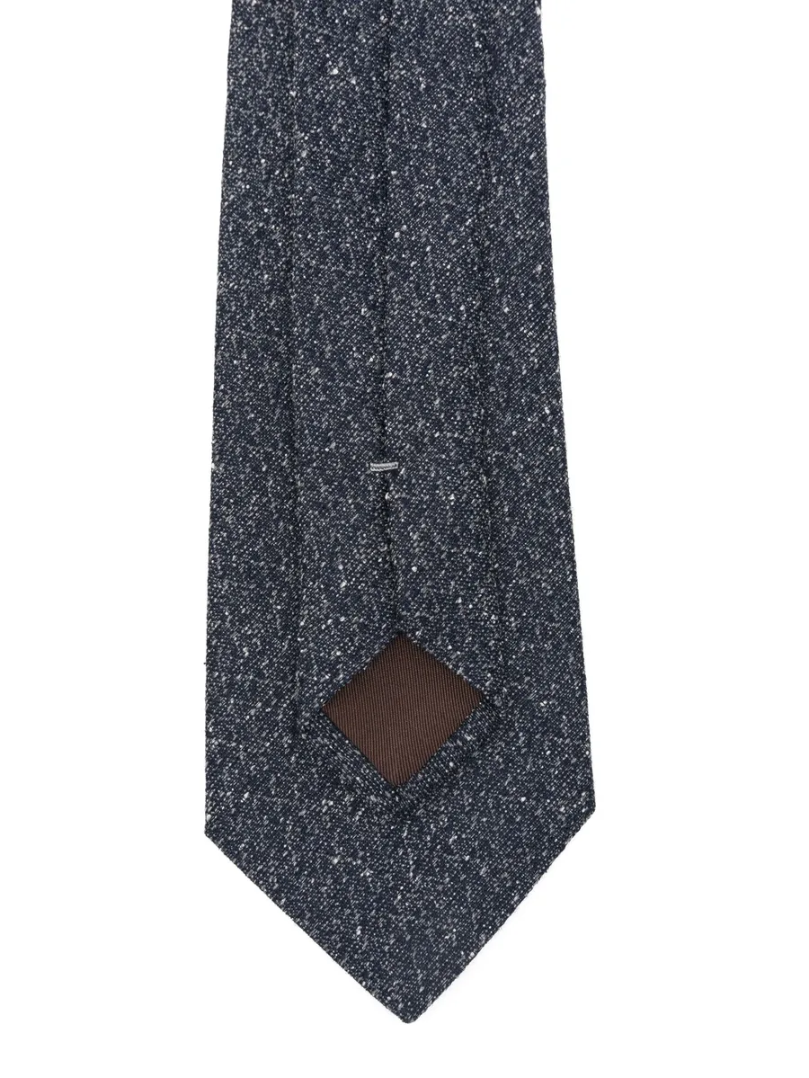 speckled silk-wool tie 3
