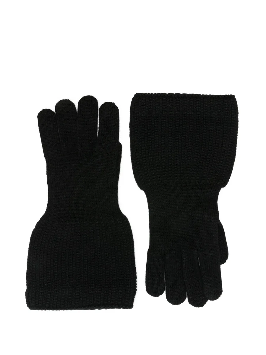 ribbed-knit gloves 3