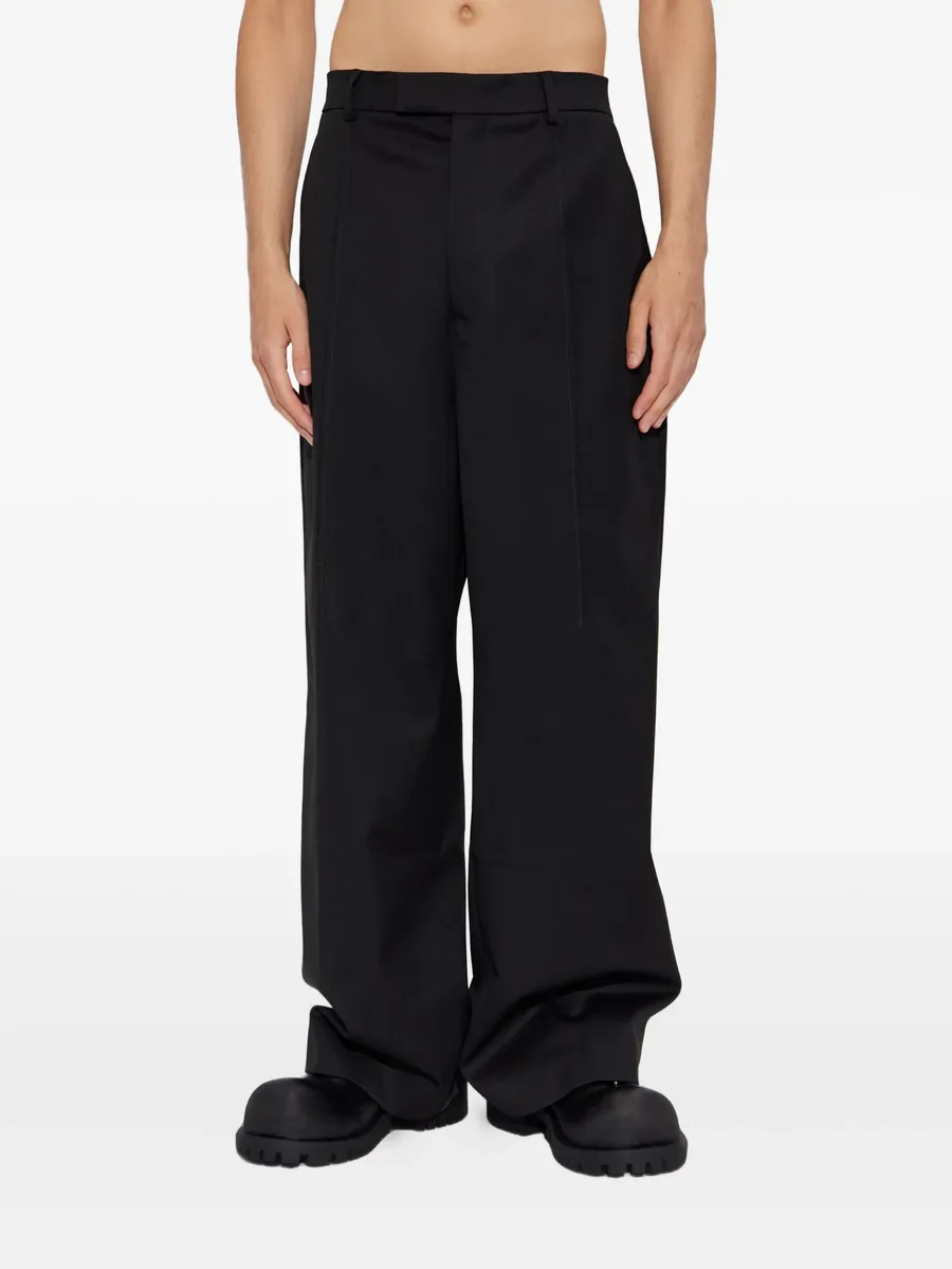 pleated wide-leg trousers 6