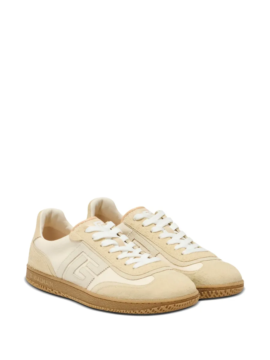 Swan lace-up logo-detail sneakers 3