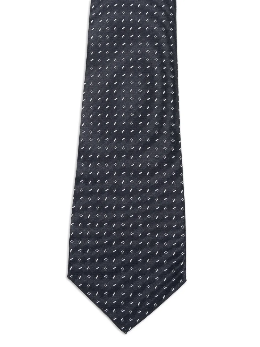 micro-pattern silk tie 5