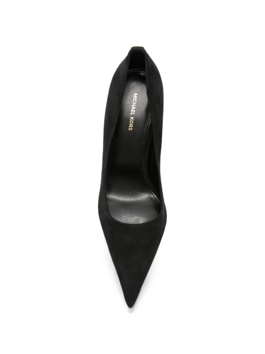 Elyse pointed-toe suede pumps 8