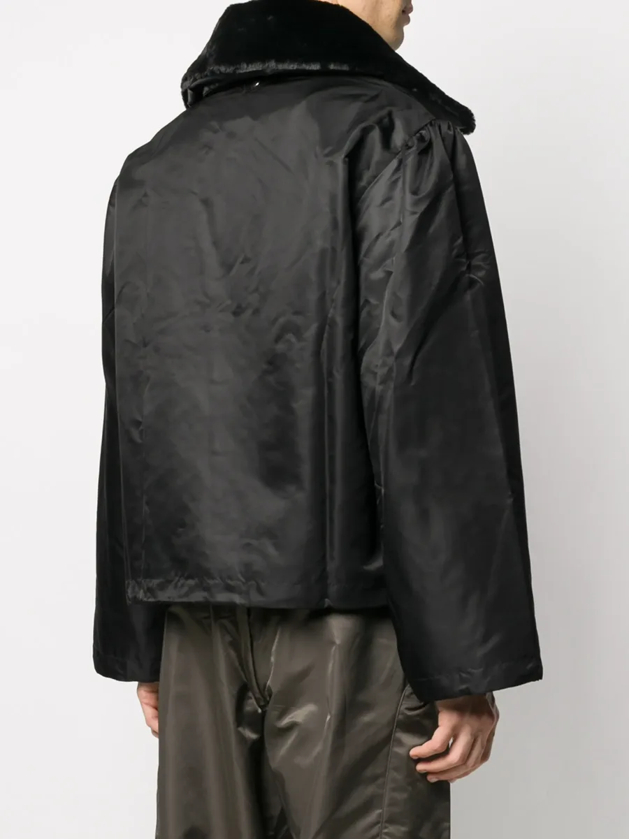 wide collar padded jacket 8