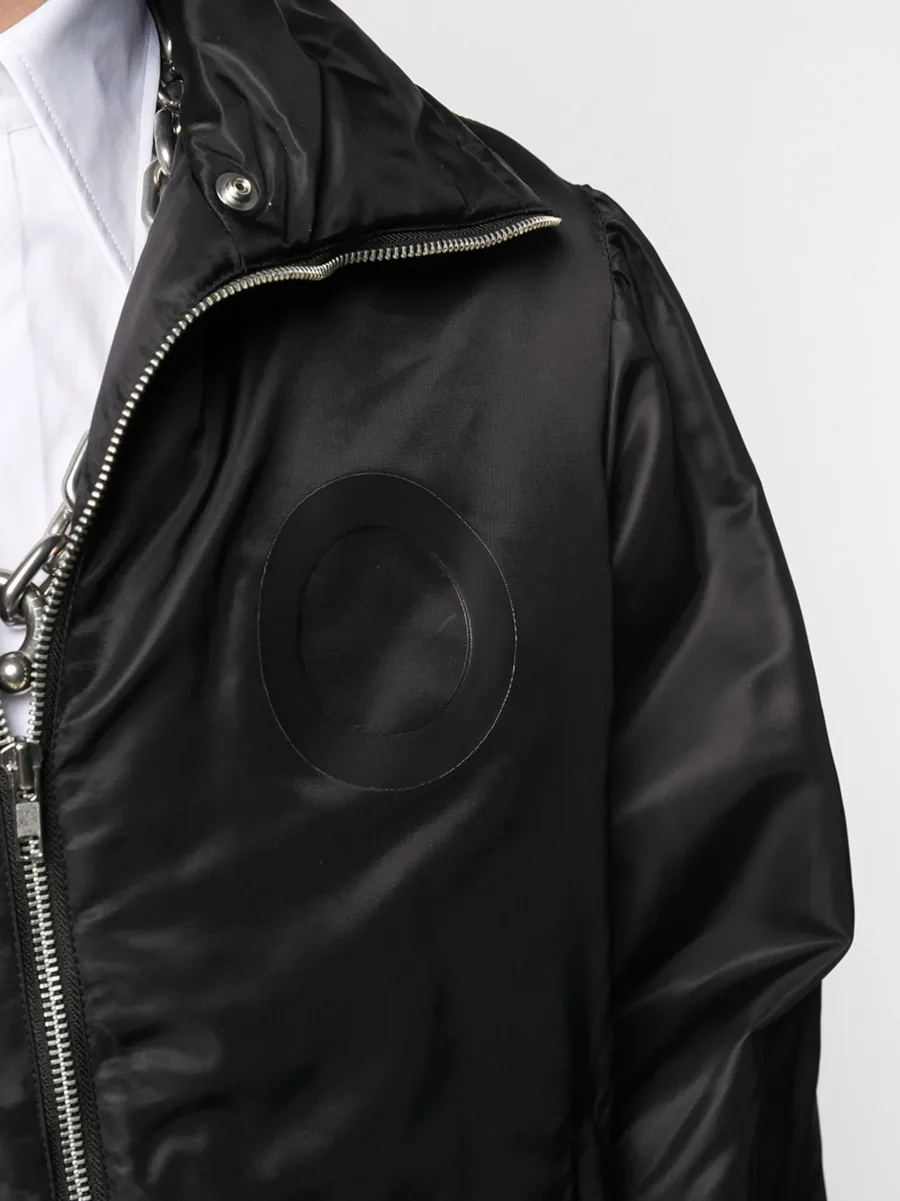 wide collar padded jacket 10