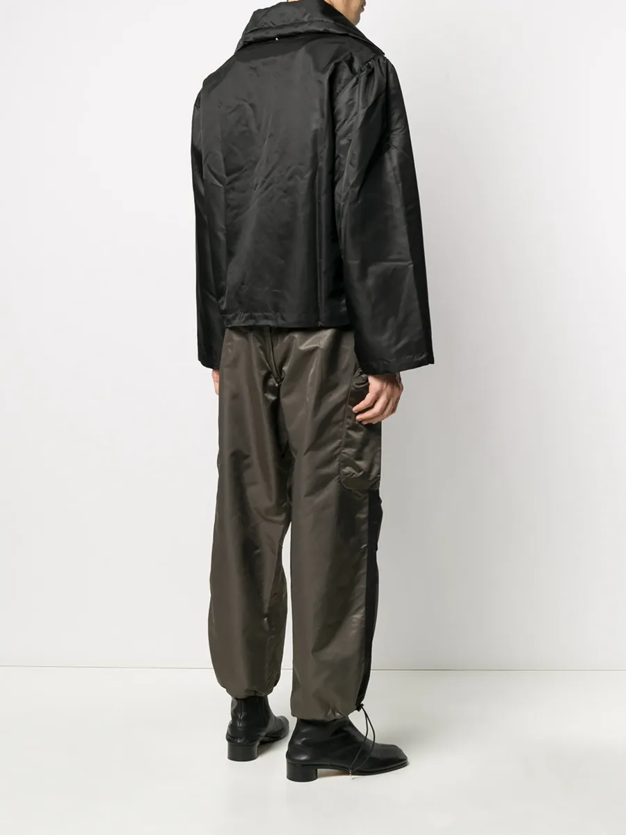 wide collar padded jacket 12