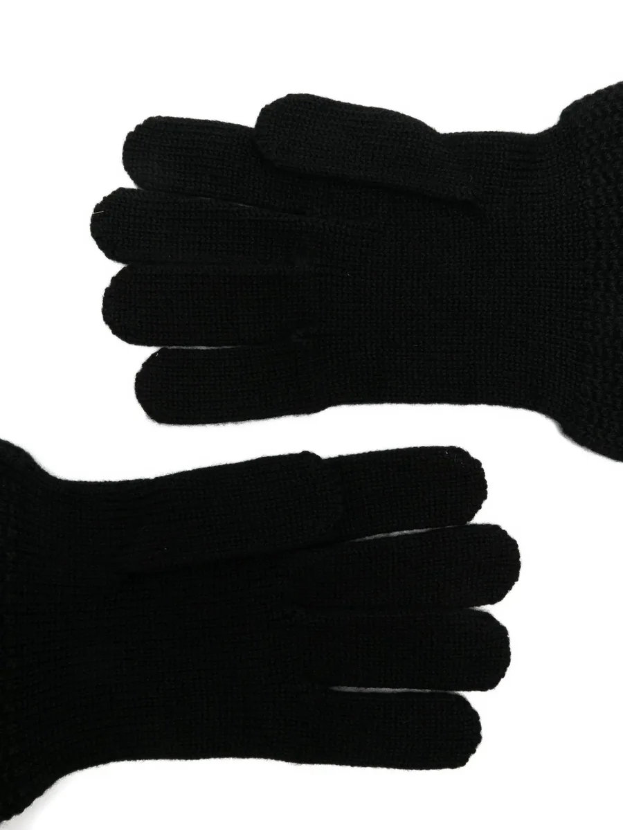 ribbed-knit gloves 5
