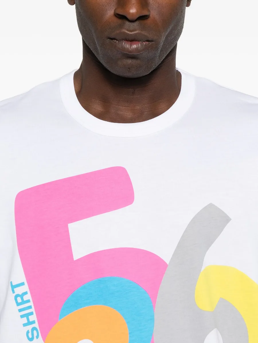 number print T-shirt 8