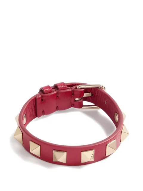 кожаный браслет Rockstud