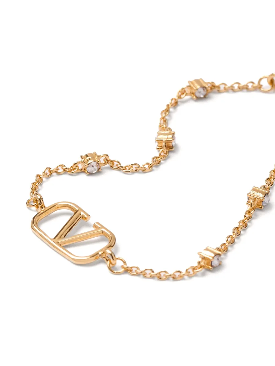 браслет с логотипом VLogo Signature и кристаллами Swarovski 4