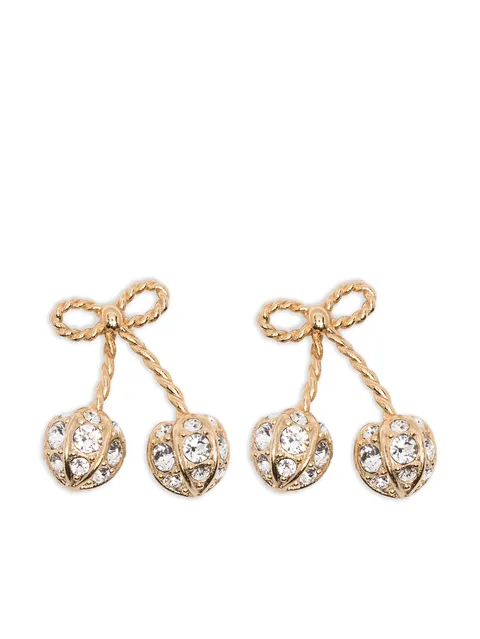 серьги Cherryfic с кристаллами Swarovski