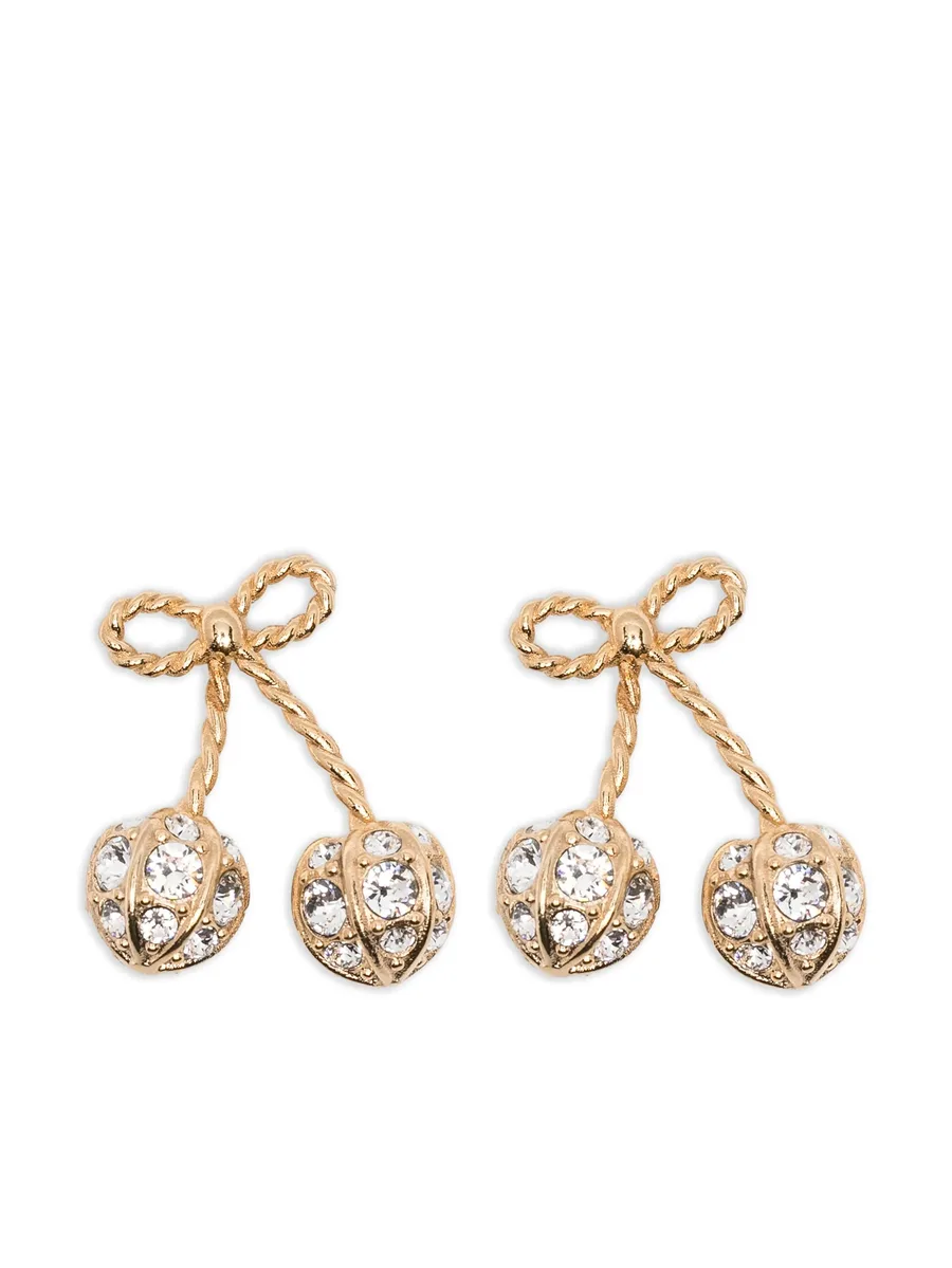 серьги Cherryfic с кристаллами Swarovski 2