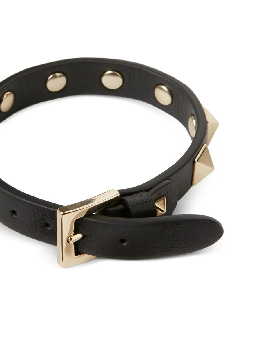 кожаный браслет Rockstud 5