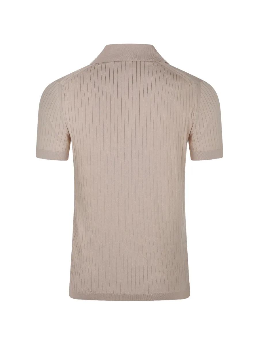 Makò ribbed-knit polo shirt 5