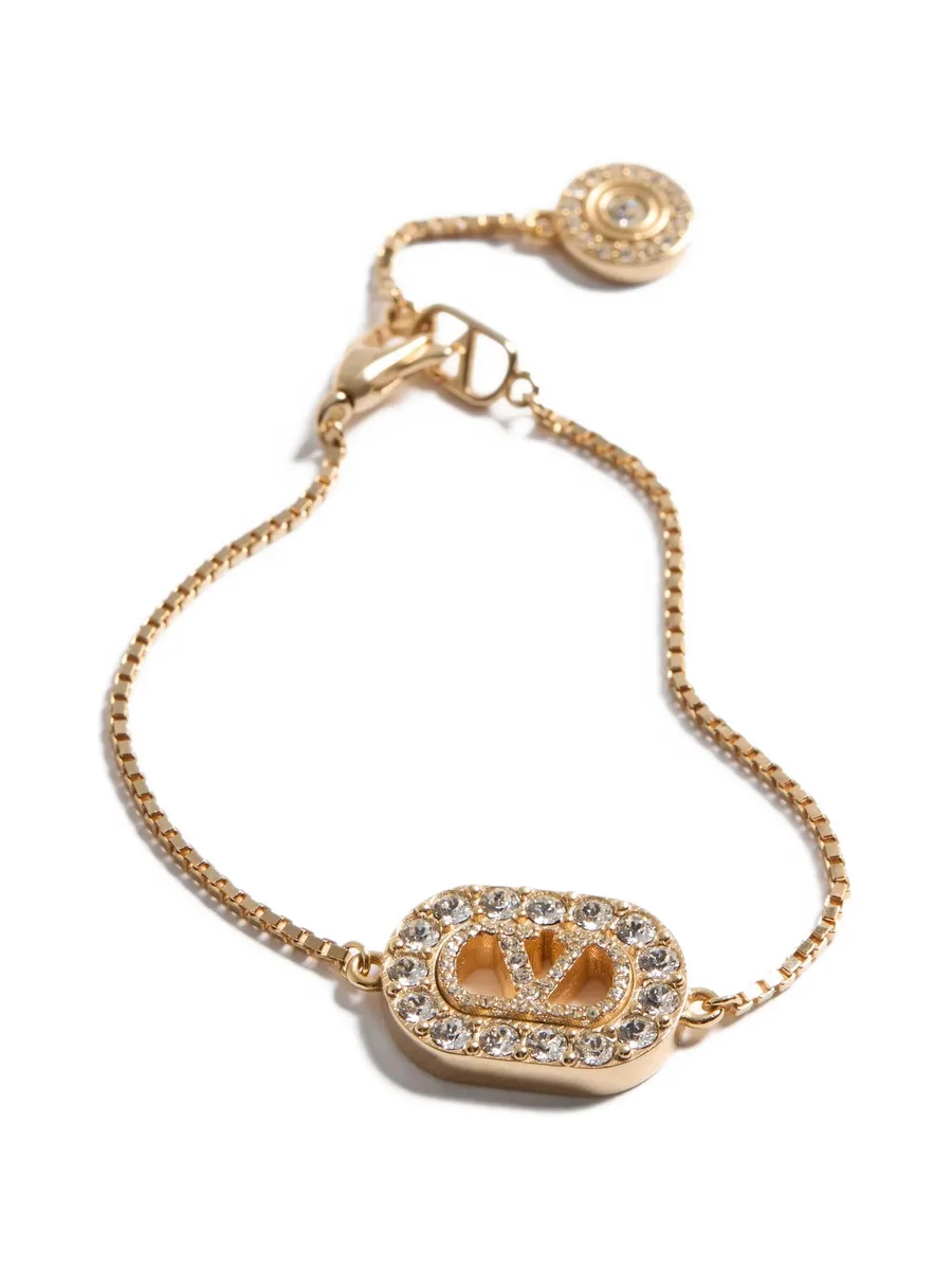 браслет с логотипом VLogo Signature и кристаллами Swarovski 5