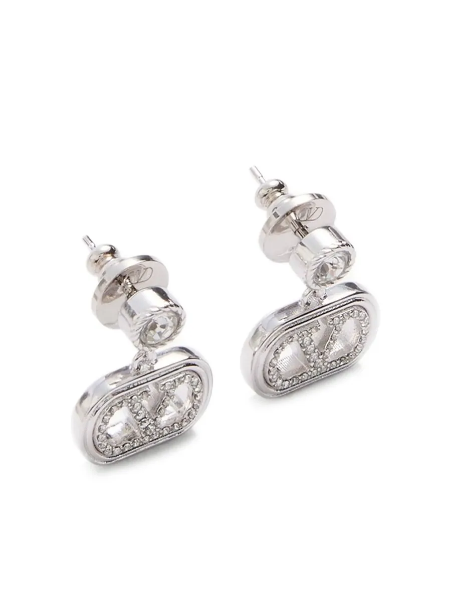 серьги с логотипом VLogo Signature 6