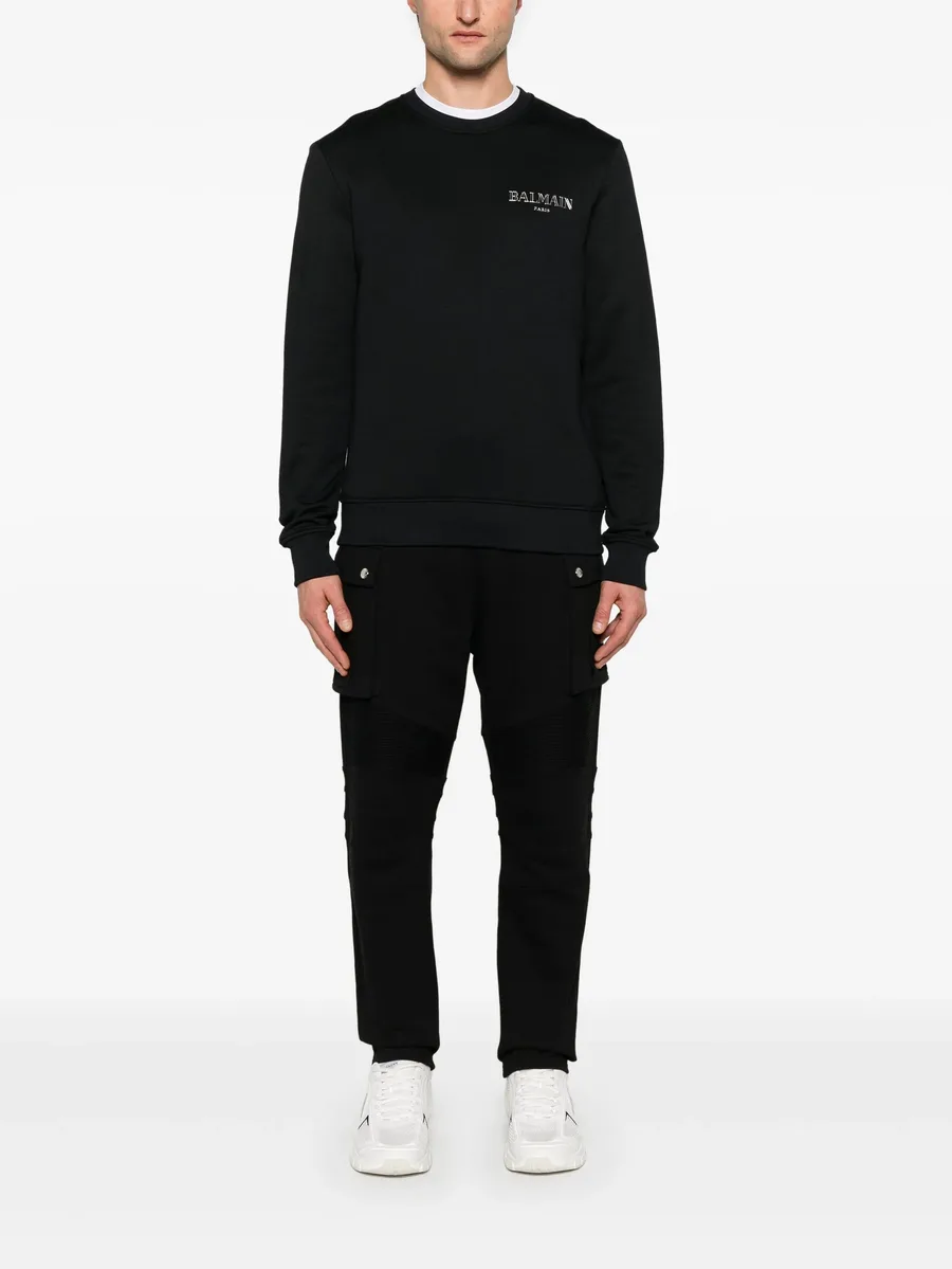 ribbed-panel track pants 4
