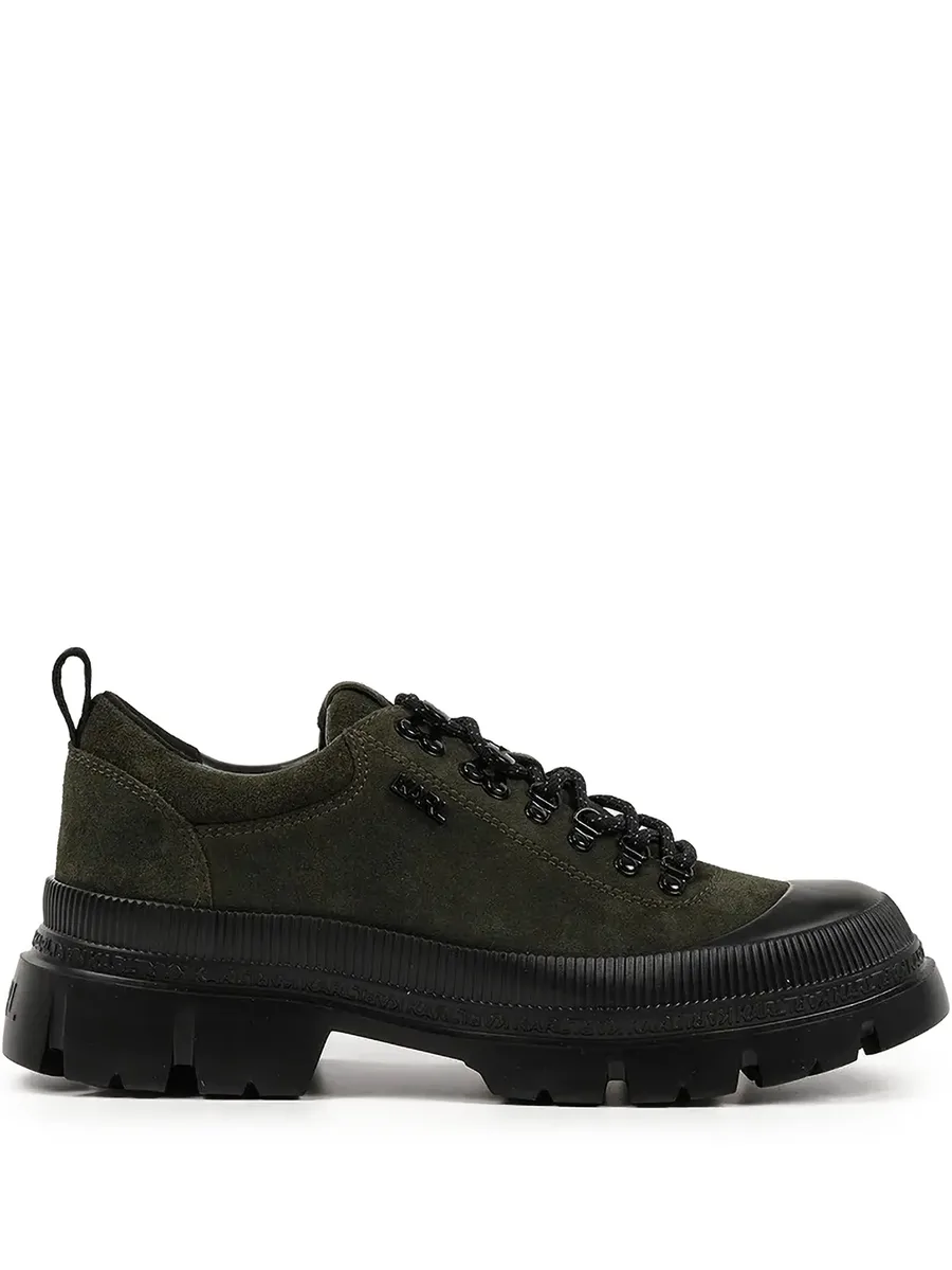 Trekka lace-up lug-sole sneakers 1
