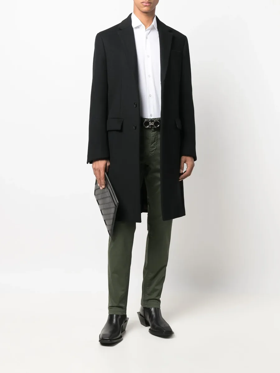 Hexagon patch slim-fit chinos 3