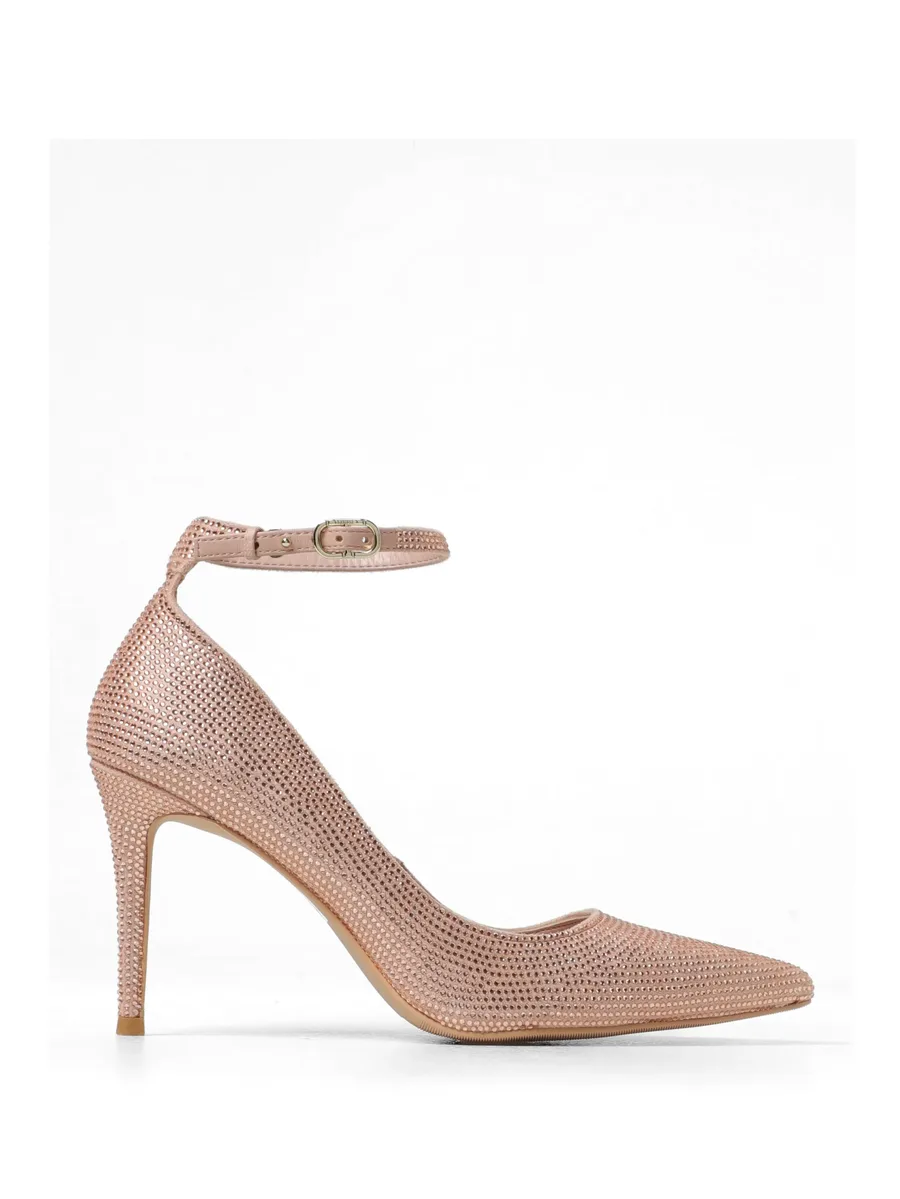 studded ankle strap pumps 1