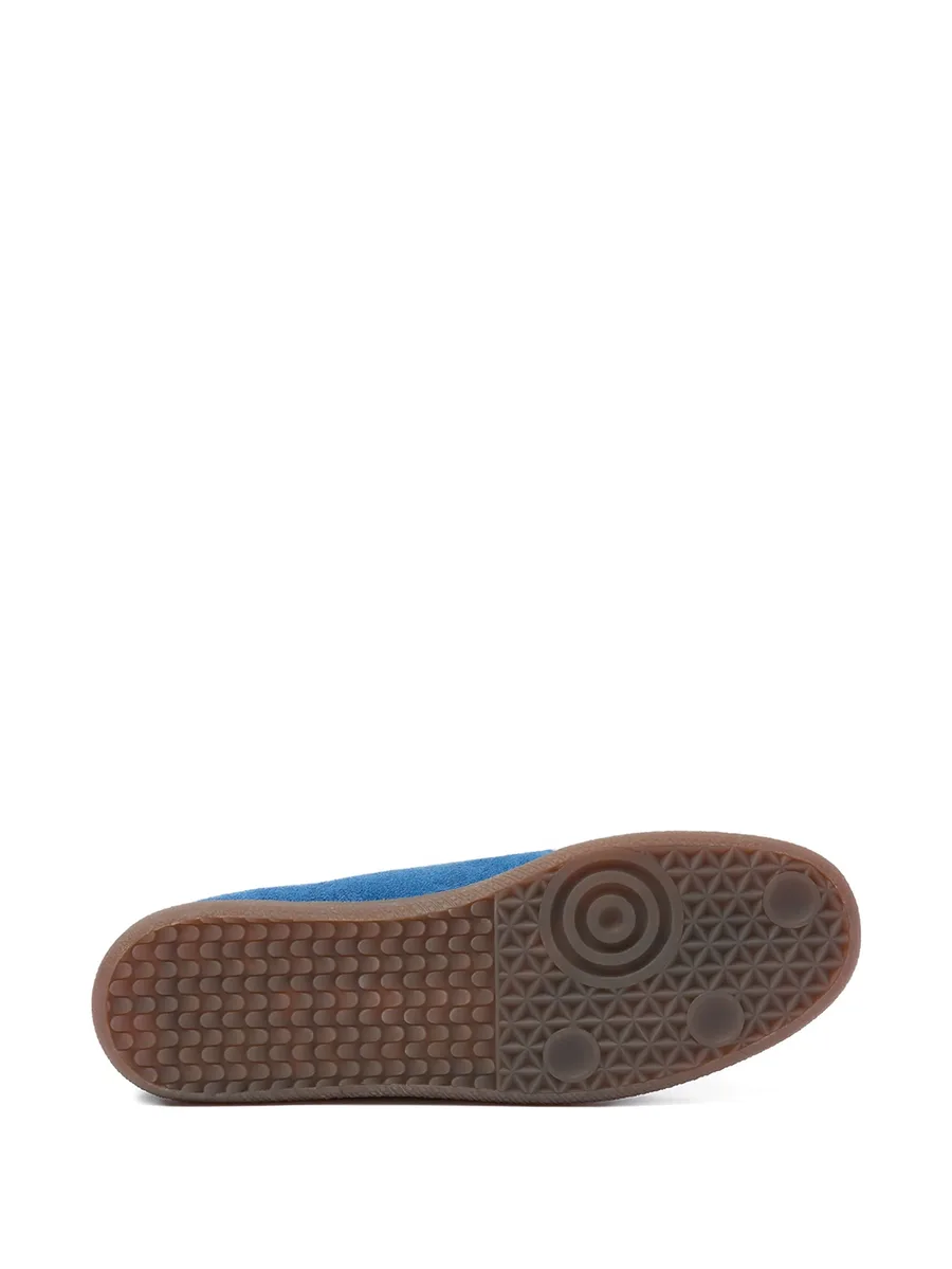 colour-blocked suede sneakers 10