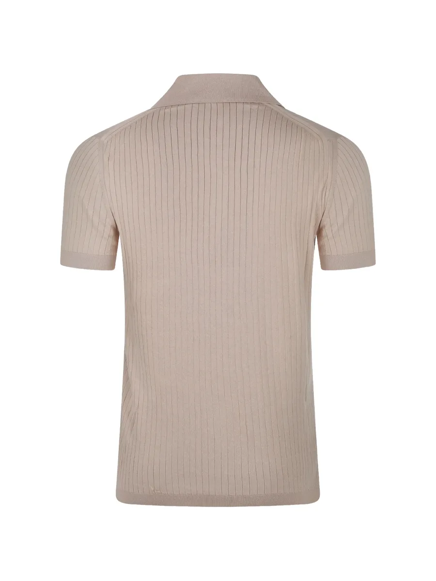Makò ribbed-knit polo shirt 4