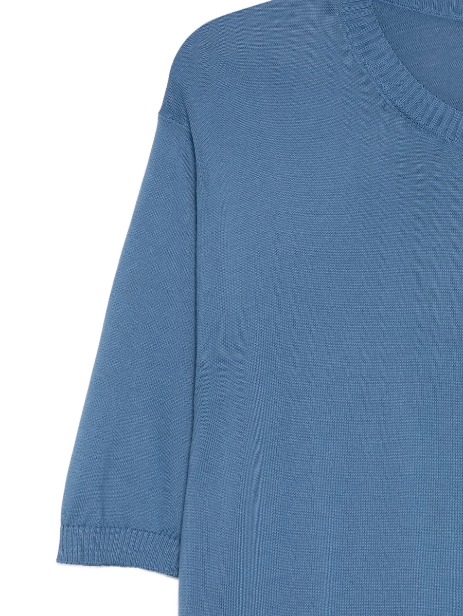 crew-neck knit T-shirt 5